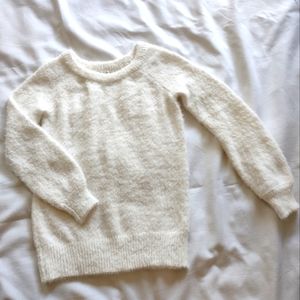 Made with love girls fluffy sweater size L